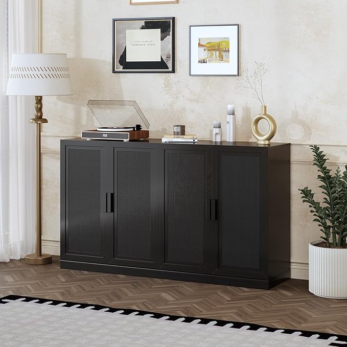 Buffet Cabinet, 2-Doors Sideboard Cabinet - Image 8
