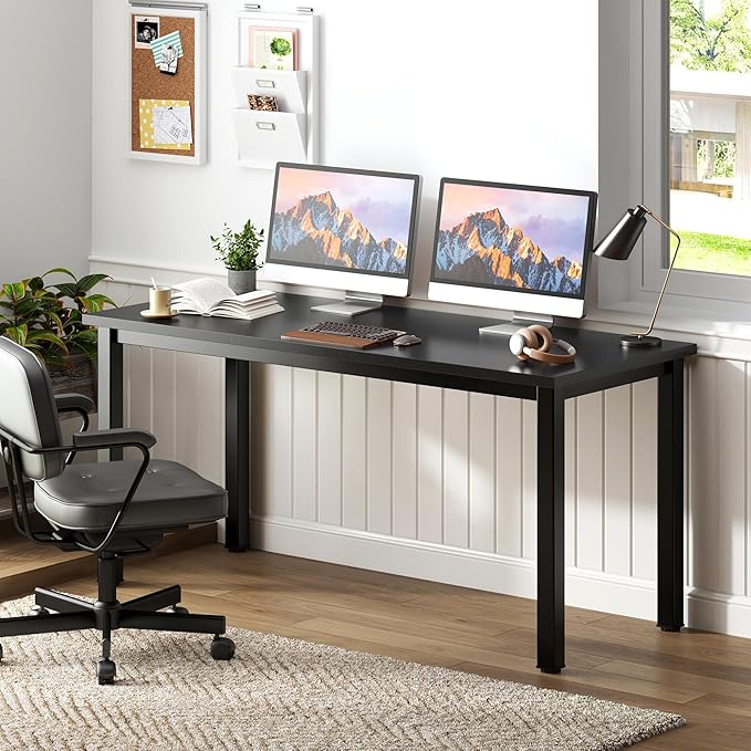 Need 54.3 Inch Large Computer Desk, Modern Simple Style Desk - Image 4