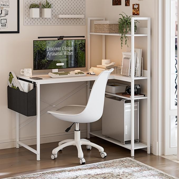 47 Inch L Shaped Computer Desk - Image 2