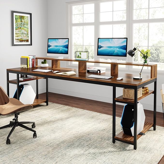 Tribesigns Two Person Desk - Image 5