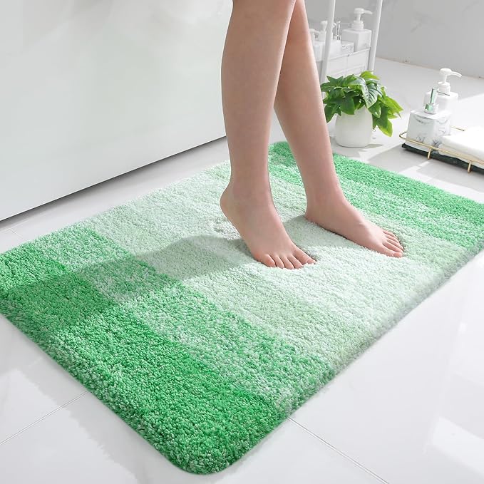 OLANLY Bathroom Rugs Mat 36x24, Extra Soft Absorbent Microfiber Bath Rugs by OLANLY