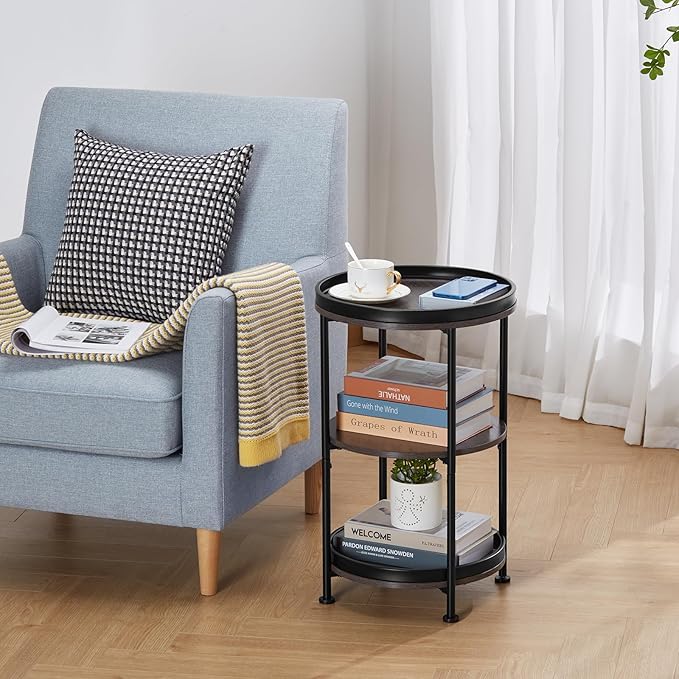 Dulcii Side Table, Round End Table - Image 6
