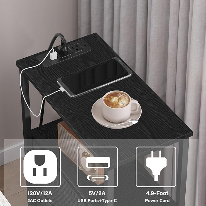 TUTOTAK Narrow LED Night Stand - Image 8
