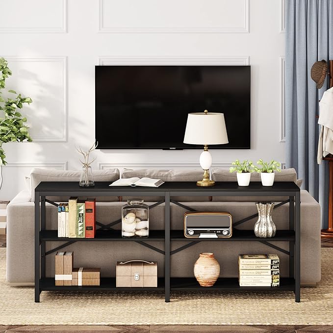 Tribesigns 70.9 Inch Extra Long Console Table, Modern Sofa Table Behind Couch - Image 4
