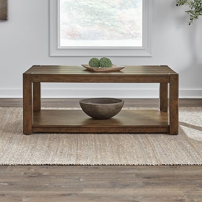 Liberty Furniture Broadmore Living Room Rectangular Cocktail Table by LibertyFurniture