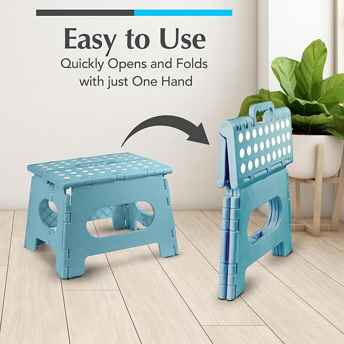 Handy Laundry - Folding Step Stool - Sturdy Enough Collapsible Stool to Support - Image 3