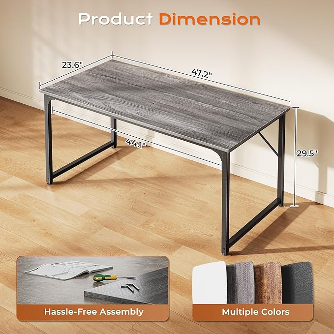 PRAISUN 48 X 24 Inch Computer Desk - Image 2