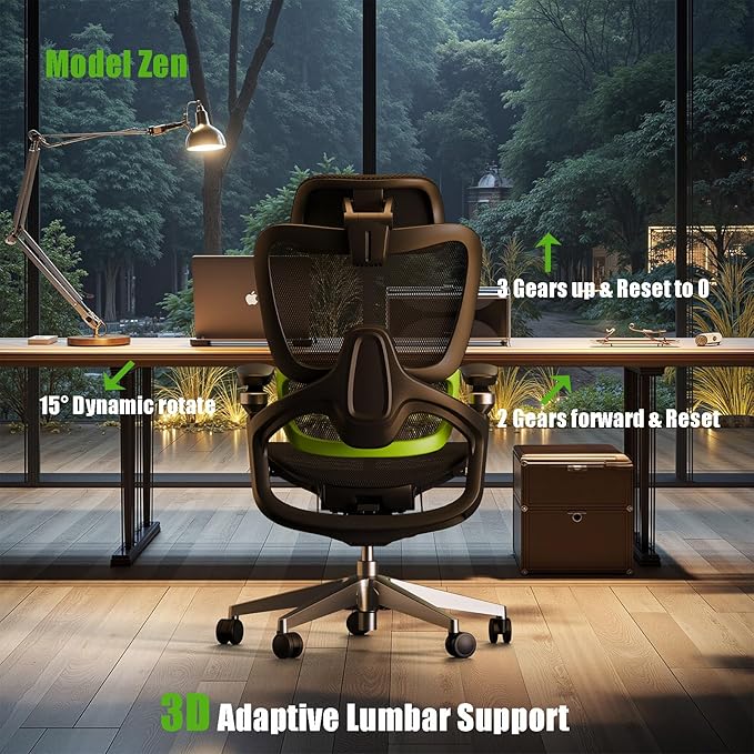Ergonomic Office Chair, Mesh Home Office Desk Chair - Image 5