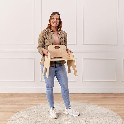ECR4Kids Stackable Wooden Toddler Chair, Kids Furniture - Image 10