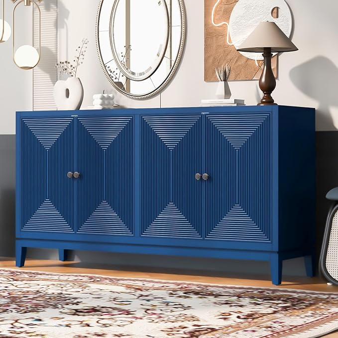 Merax 60" Sideboard Buffet Storage Cabinet - Image 3