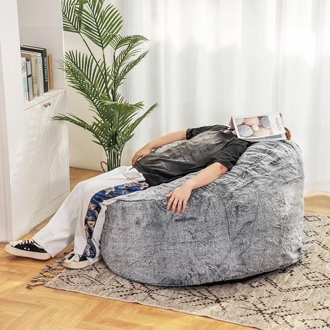 Recaceik Bean Bag Chair Large Bean Bag Chairs, - Image 8
