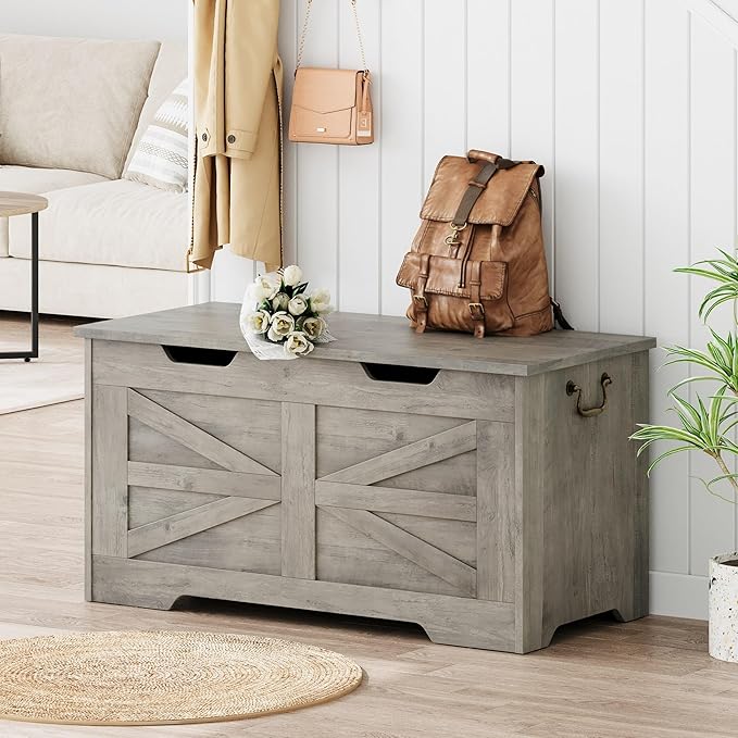 GarveeHome 39.4" Storage Chest, Toy Chest - Image 4