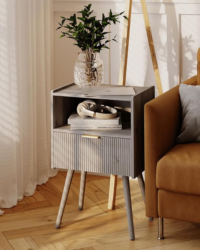 Nightstand, Modern Bedside Table - Image 5