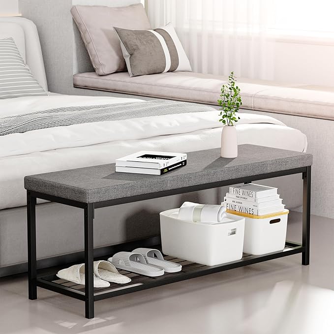 Shoe Bench, Entryway Bench - Image 3