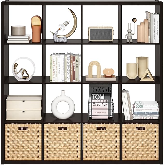 Furinno Cubicle Open Back Decorative Cube Storage Organizer - Image 7