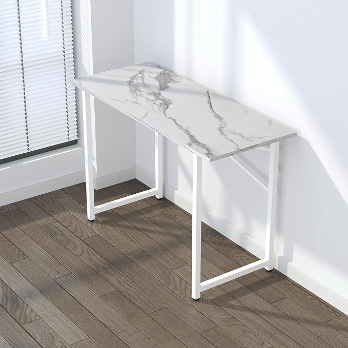 47 inch Folding Desk No Assembly Required, Writing Gaming Computer Camping Table - Image 7