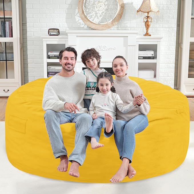 6FT Bean Bag Chair, Large Bean Bag Chairs - Image 2
