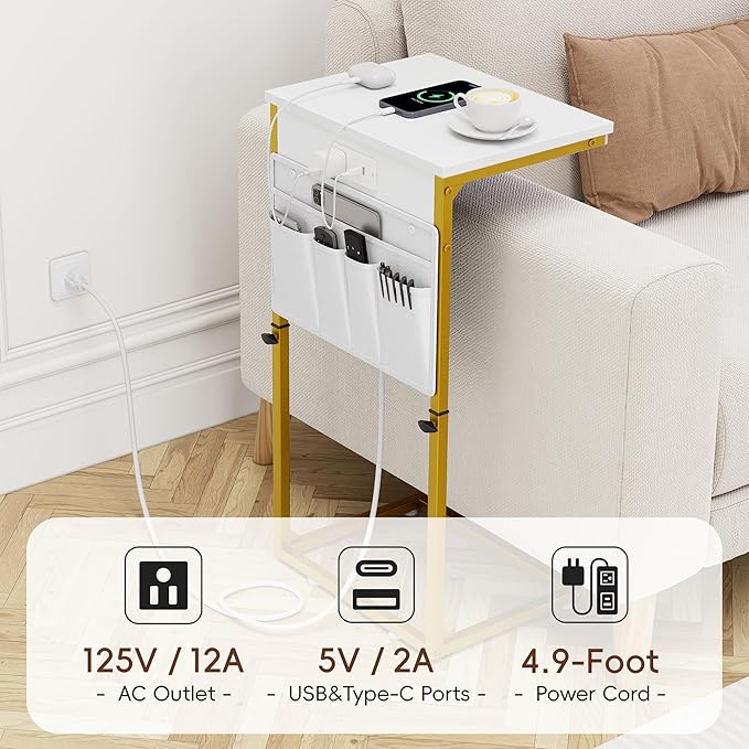 Vagusicc C Shaped End Table - Image 7