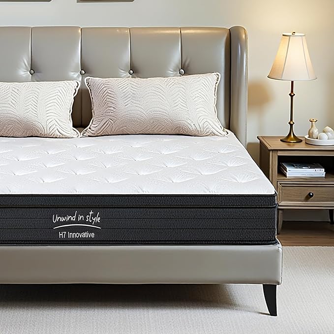 King Size Mattress, 10 Inch 5-Zone Pocket Spring Hybrid Mattress - Image 2