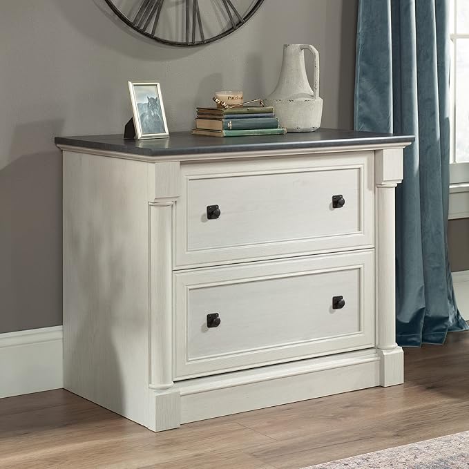 Sauder Palladia 2 Drawer File Cabinet, Lateral Filing Cabinets - Image 2