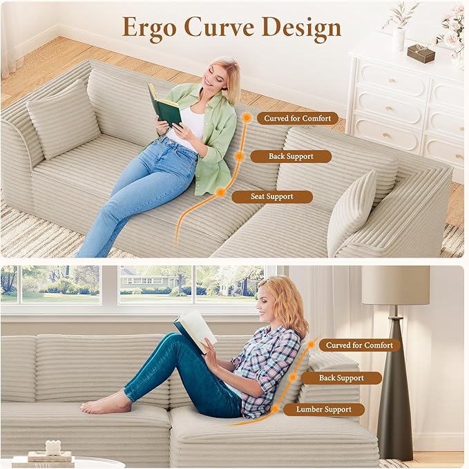 Vesgantti 106" Modular Sectional Sofa - Image 8