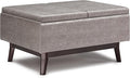 SIMPLIHOME Owen 34 inch Wide Mid Century Modern Rectangle Tray Top Small Coffee by SimpliHome
