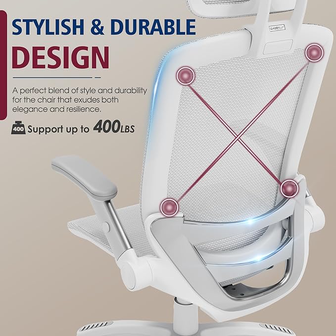 GABRYLLY Ergonomic Office Chair, High Back Home Desk Chair - Image 7