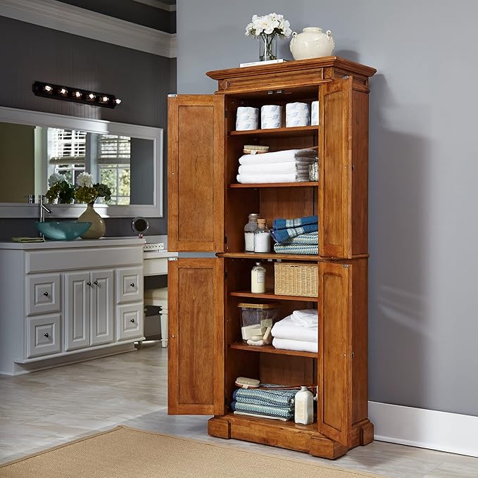 Homestyles Americana Distressed Oak Pantry - Image 9