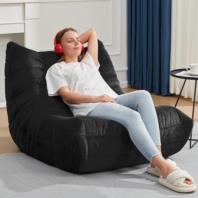 Bean Bag Chairs for Adults Giant Bean Bag Chair Memory Foam BeanBag Chair Big - Image 3