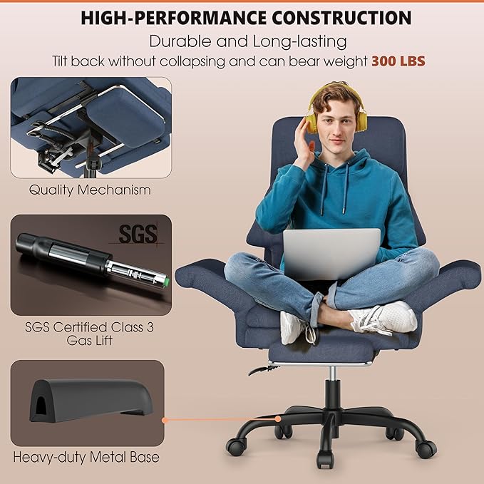 ELABEST C39 Cross Legged Office Chair - Image 8