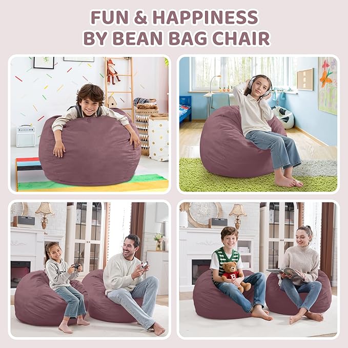 2FT Bean Bag Chair, Comfy Bean Bag Chairs - Image 3