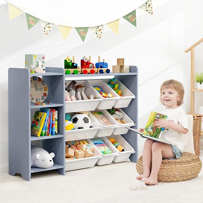 MallBest 4-Tier Kids' Toy Storage Organizer Shelf - Image 2