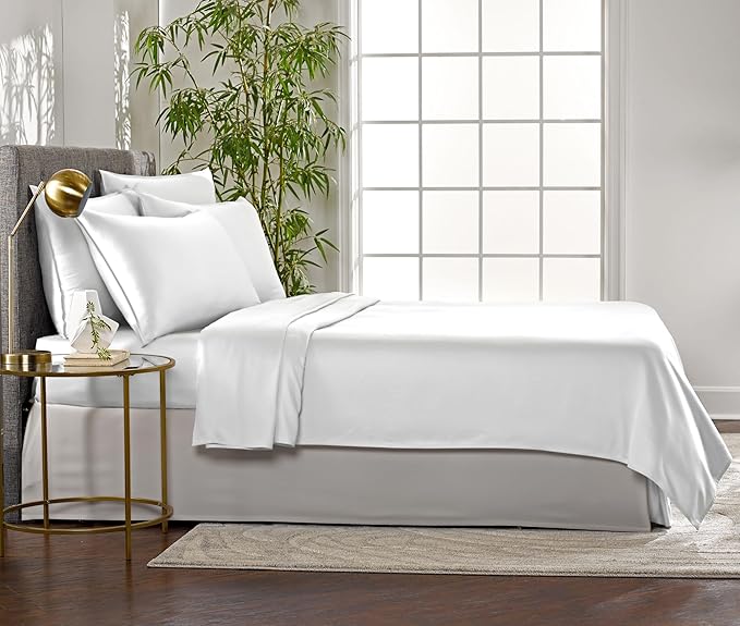 Pure Bamboo Twin Sheets, Genuine 100% Organic Viscose Derived from Bamboo Bed - Image 4