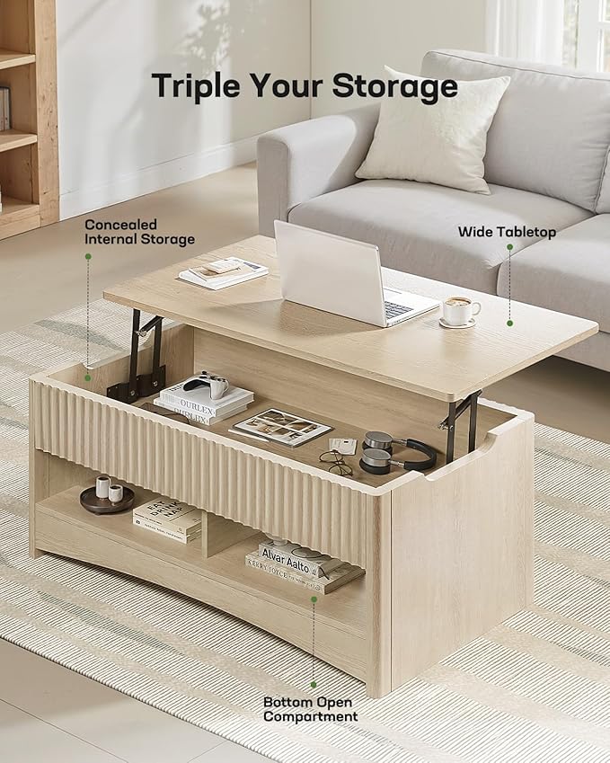 Marsail Lift Top Coffee Table - Image 6