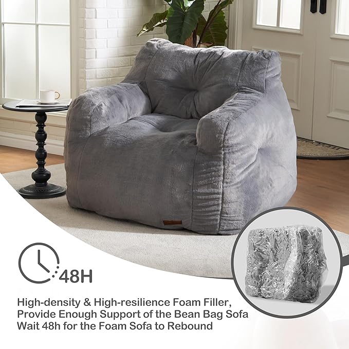 Hobestluk Bean Bag Chair for Adult Small Bean Bag Chairs - Image 7