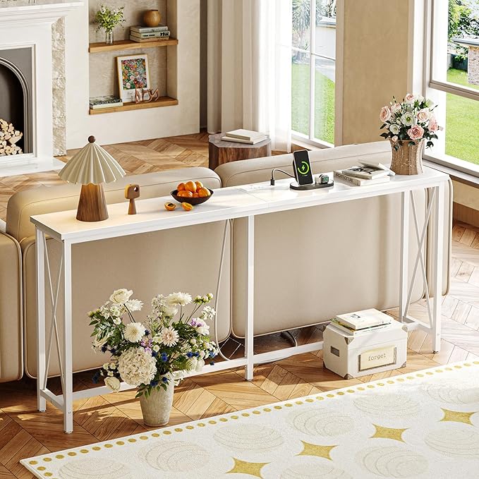 SUPERJARE 70 Inch Console Table - Image 7