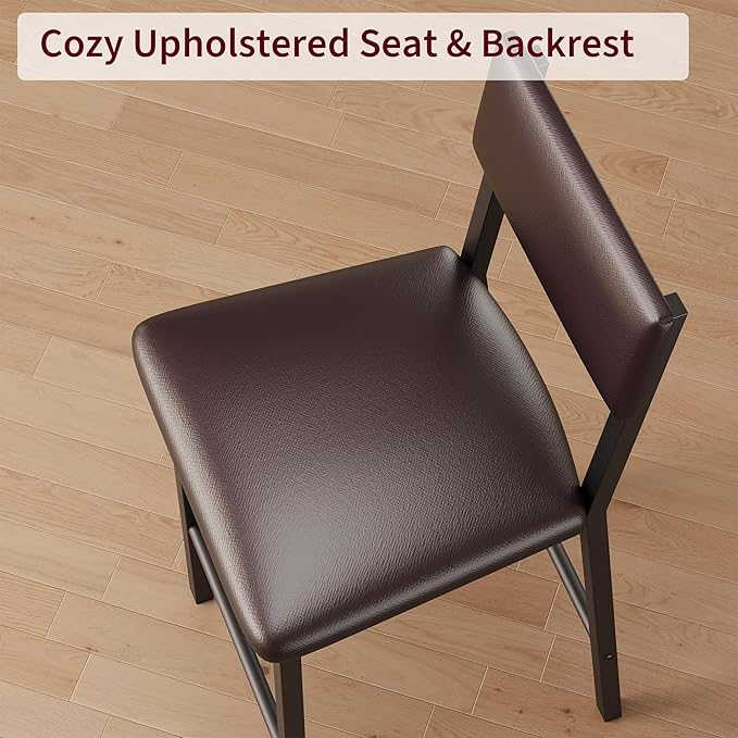 Garvee Bar Stools Set of 4, Kitchen Barstools - Image 8