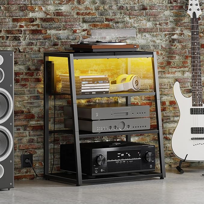HOOBRO 4-Tier AV Media Stand - Image 2