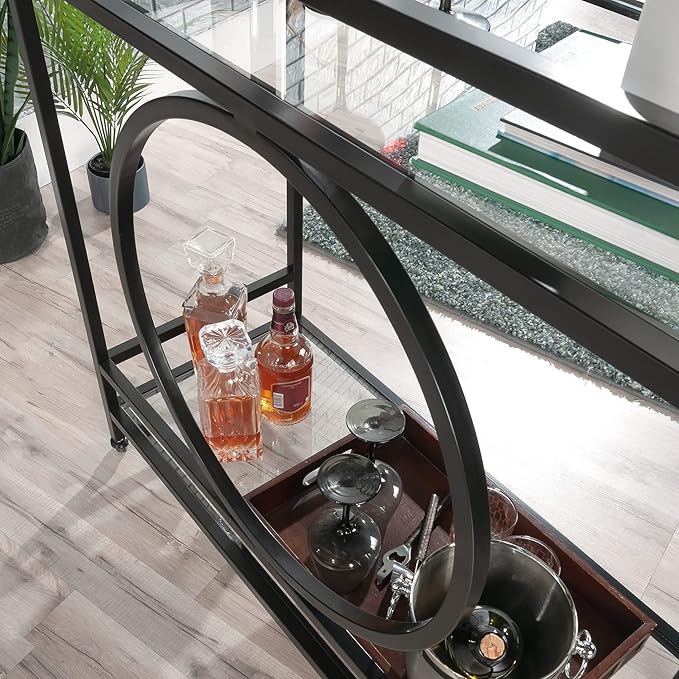 Sauder International Lux Bar Cart - Image 7