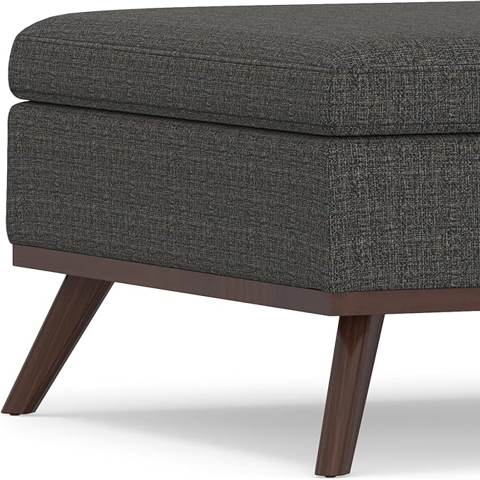 SIMPLIHOME Owen 36 inch Wide Mid Century Modern Square Coffee Table Storage - Image 8