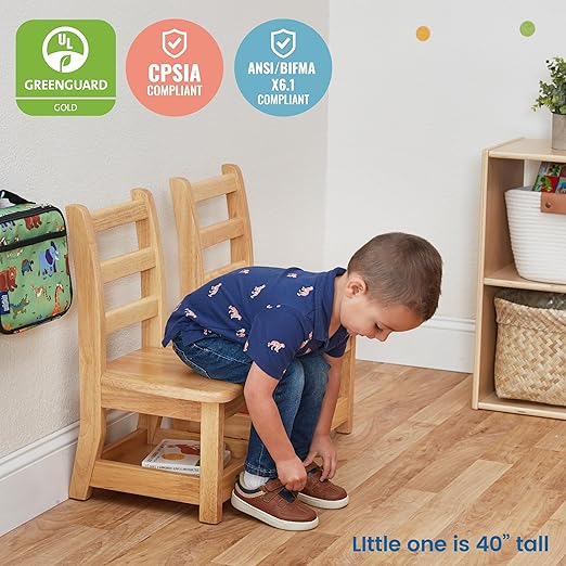 ECR4Kids Three Rung Ladderback Chair - Image 6