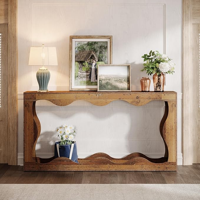 Tribesigns 63 Inches Farmhouse Console Table - Image 3
