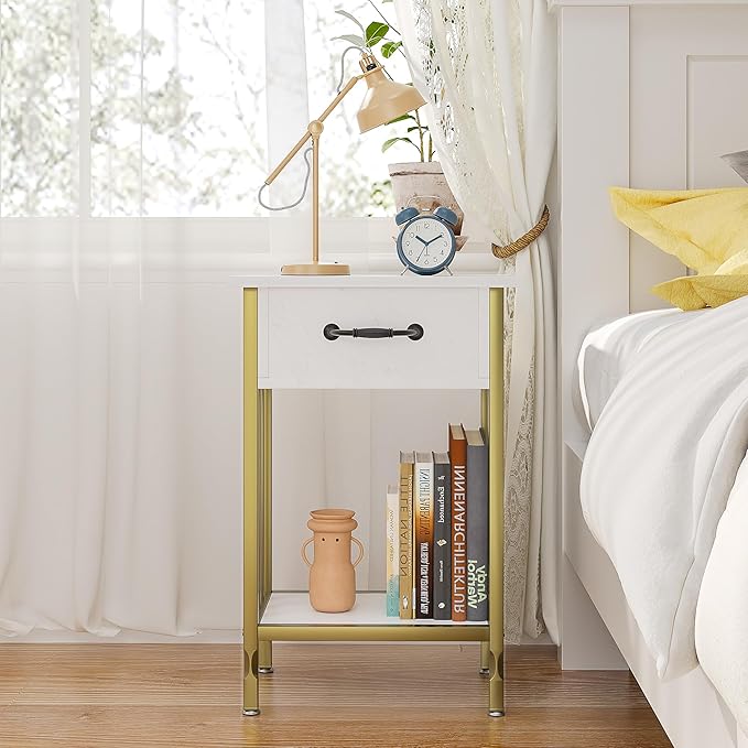 VECELO Nightstands, Industrial Side Table/End Tables - Image 9