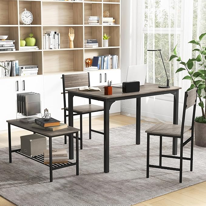 Giantex Dining Table Set for 4, Kitchen Table - Image 7