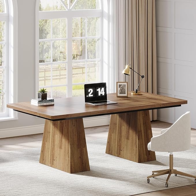 Tribesigns 63-Inch Executive Desk, Large Office Computer Desk - Image 7