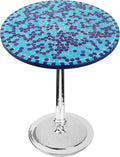 CLEENTABLE Mosaic Round End Table by CLEENTABLE