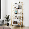 Shintenchi 5 Tiers Bookshelf, Classically Tall Bookcase Shelf, Industrial Book by Shintenchi