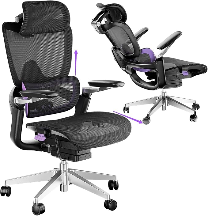 Ergonomic Office Chair, Mesh Home Office Desk Chair by IMMERSEINCOMFORT