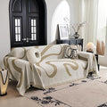 MYSKY HOME Couch Cover for 3 Cushion Sofa, Super Soft Boho Couch Covers for by MYSKYHOME