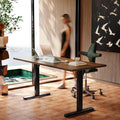 HUANUO 63 x 28 inch Electric Standing Desk Adjustable Height, 4 Memory Height by HUANUO